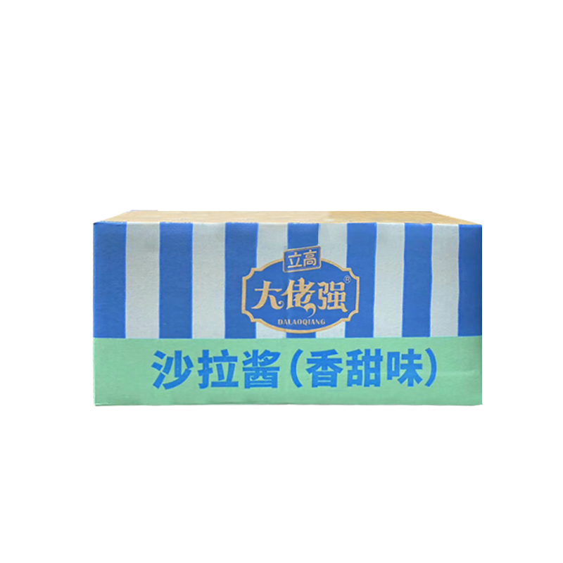 【立高大佬强】1kg*12包整箱/件餐饮装香甜型沙拉酱吐司汉堡色拉 - 图3