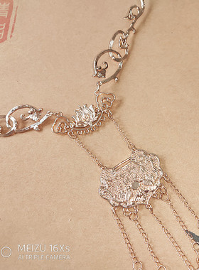 长命锁璎珞红楼梦项圈