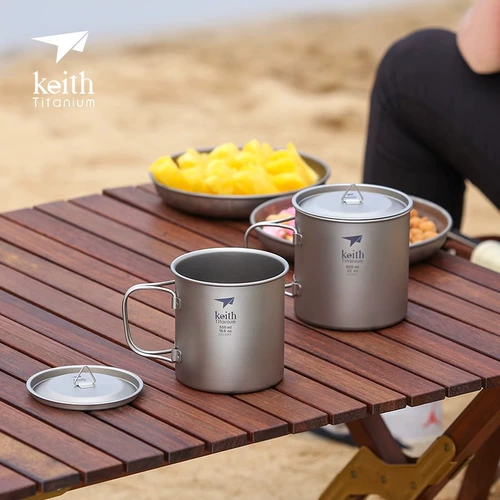 Armos Outdoor Pure Titanium складная ручка складной чашка портативная чашка -чашка -чашка здоровый дикий лагерь титановый туризм туризм