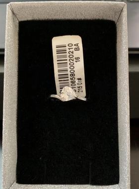 16号白金色钻戒饰品女士韩版指环