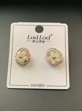 微镶OL风超仙耳环新品欧美风耳饰