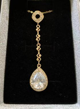 包邮微镶锆石女士项坠百搭时尚