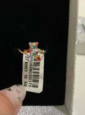 18号玫瑰金色时尚钻戒首饰女士