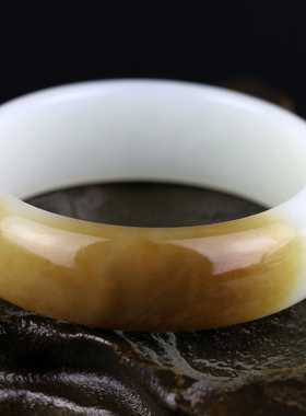 羊脂玉女款手镯送证书