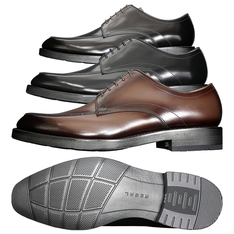 REGAL丽格复刻手工固特异复古商务正装皮鞋德比鞋婚鞋T68B-图1