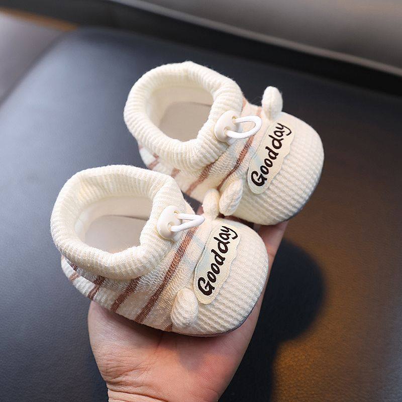 婴儿鞋春秋软底薄款宝宝学步鞋防滑不掉抽绳0-3-6月一岁外穿透气,淘宝优惠券,粉丝福利购,淘宝优惠卷