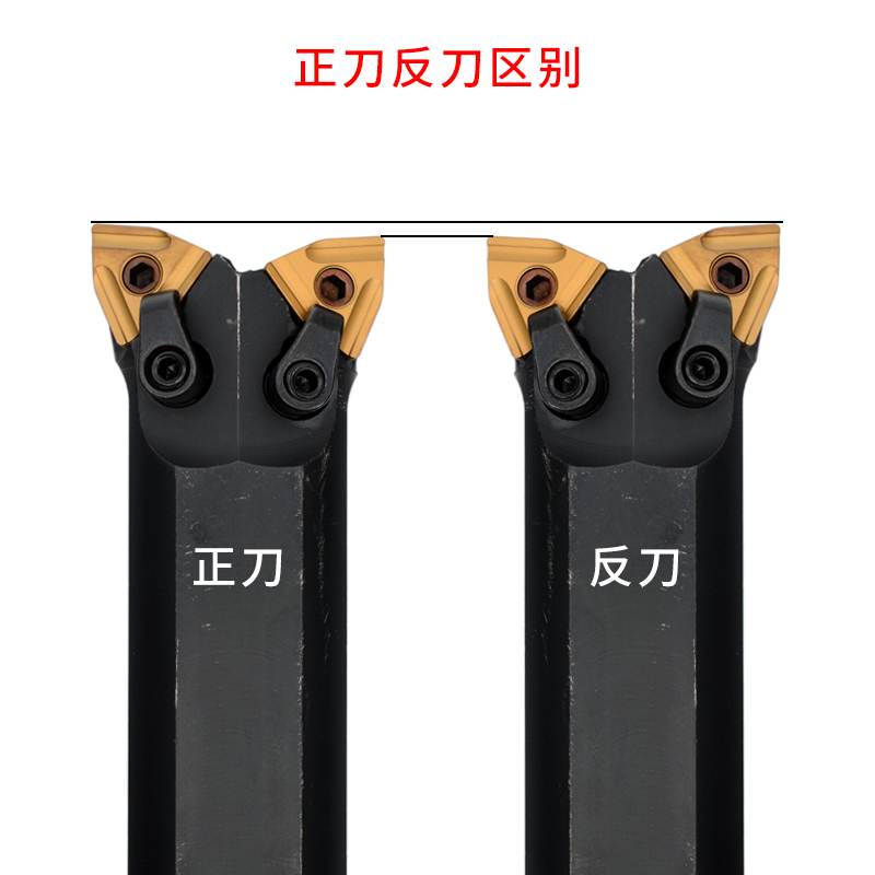 牛头牛角刀杆 双头车刀WNMG08 S25/S32/S40/-WN08/R/L 非标定制 - 图0