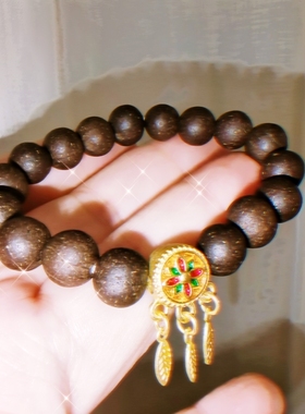 天然古法合香珠 远离e梦安睡 凝神 香珠手串  开w增z慧 老师手作