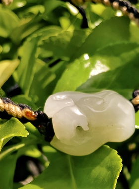 驭百财手链 新疆和田白玉手绳 十三年专业民俗老师手工亮工艺