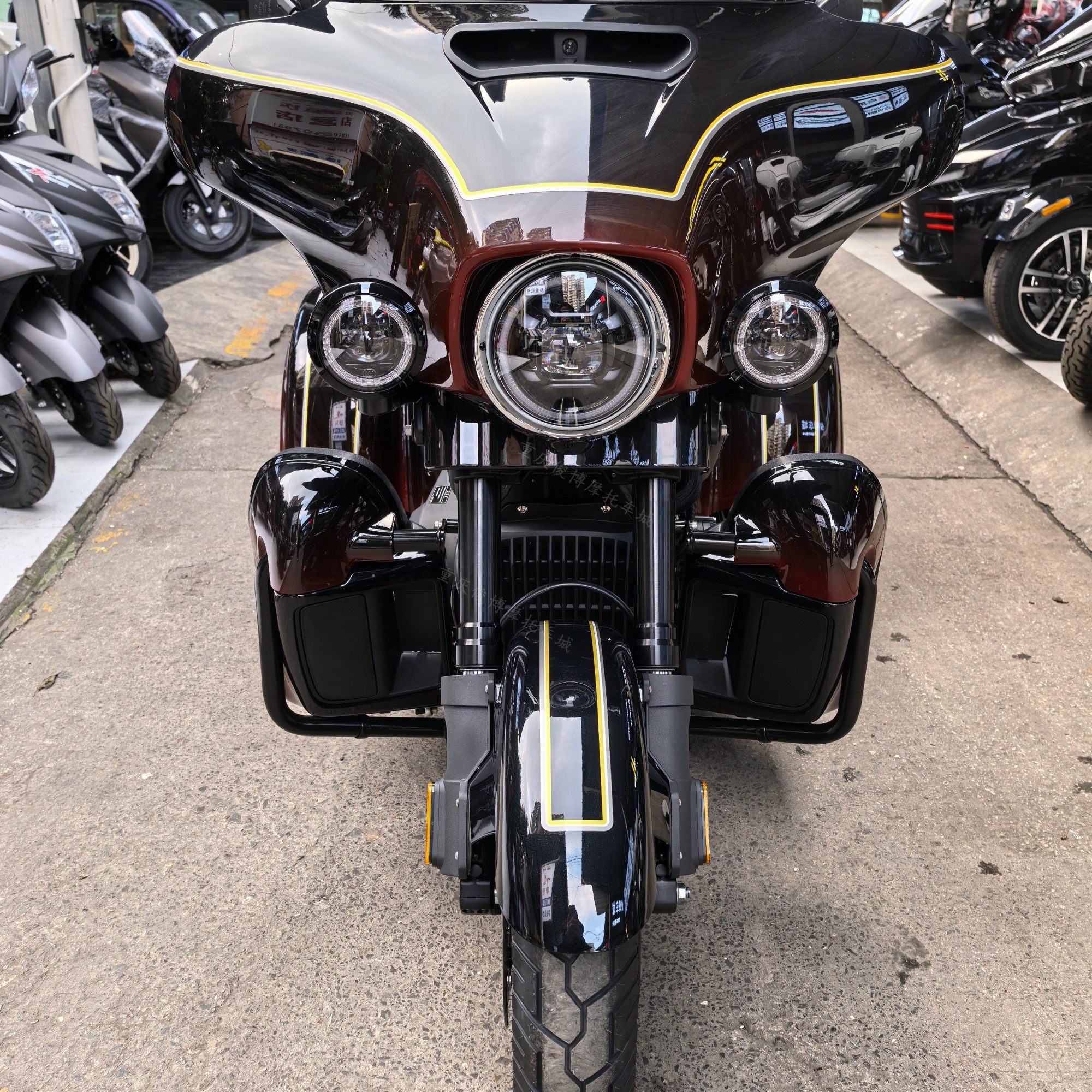 永源庄威威震轮550正三轮自动挡摩托车 长途摩旅巡航车 可上牌,淘宝优惠券,粉丝福利购,淘宝优惠卷