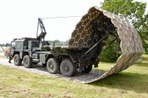 German MAN folding paved road car with a picture set