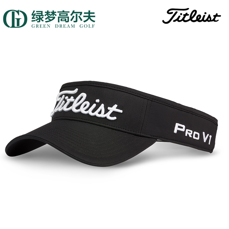 Titleist高尔夫球帽golf男女士无顶休闲运动帽子时尚舒适正品帽圈 - 图0