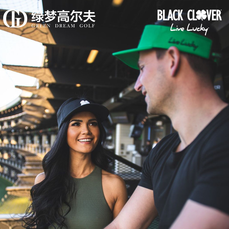 BLACK CLOVER高尔夫球帽空顶男女士运动时尚百搭无顶帽遮阳帽golf,淘宝优惠券,粉丝福利购,淘宝优惠卷