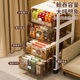 Drawer storage cabinet household movable trolley