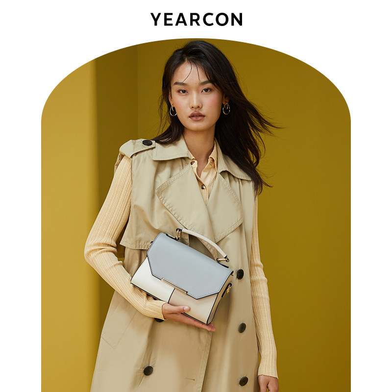 意尔康女士2021新款潮手拎单肩包 意尔康箱包女士包袋