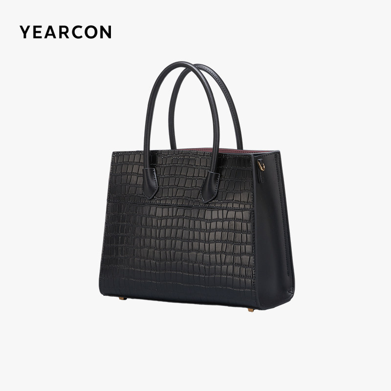 意尔康手提包2025新款女士包包牛皮质感大容量妈妈包时尚斜挎单肩,淘宝优惠券,粉丝福利购,淘宝优惠卷