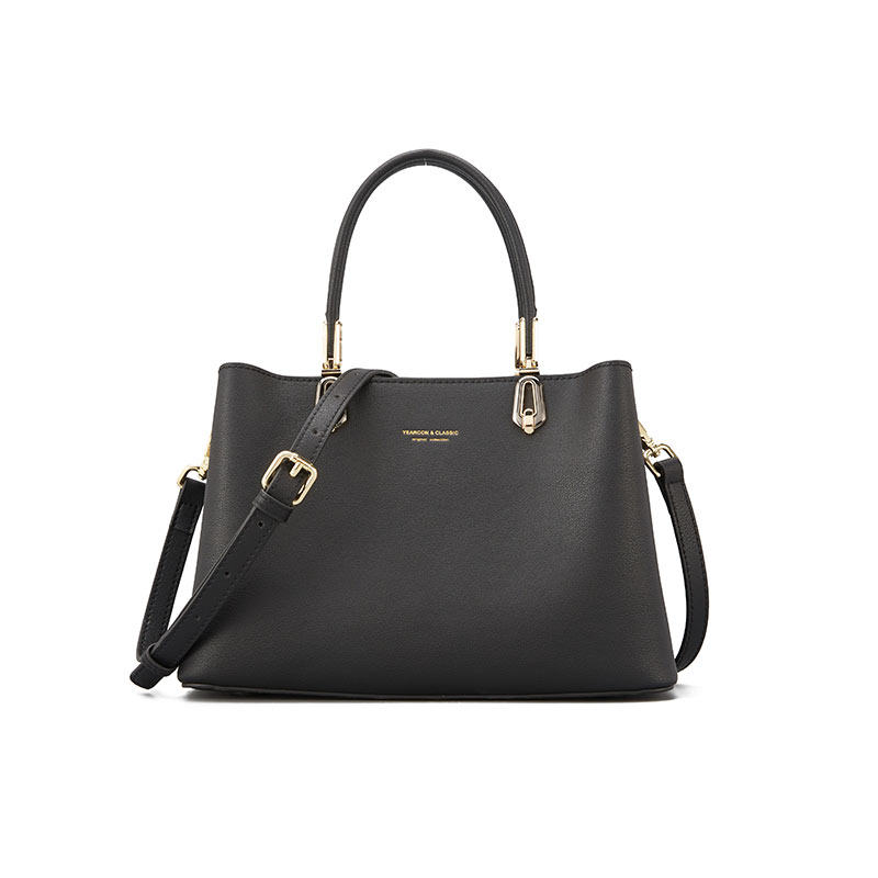 意尔康2021新款百搭质感牛皮斜挎包 意尔康箱包女士包袋