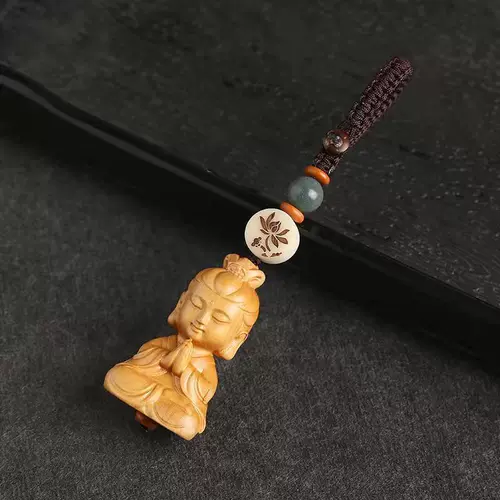 Тонг своими руками рука И лежащий Чжо Чу Пу 钅 выбор выгравированный Будда Гуаньинь плод слоновой кости облако лотоса 