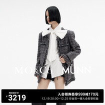 MOCo MUNN designer joint Heavy Industry 12 yarn woven cushion shoulder profile jacket