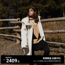 90% duck suede x windproof and waterproof MOCO2023 winter new pint multifunction down jacket MBC4EINT24