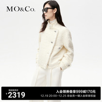 MOCO2023 winter new pint flap flap flap collar retro style coarse floras with little fragrant wind short coat MBC4COTT04
