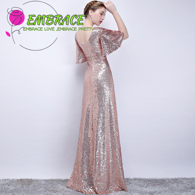 Banquet Evening Dresses for Women 2023 New Sequ Host Annual-图2