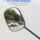 A pair of left and right slightly convex high definition electric vehicle rearview mirrors