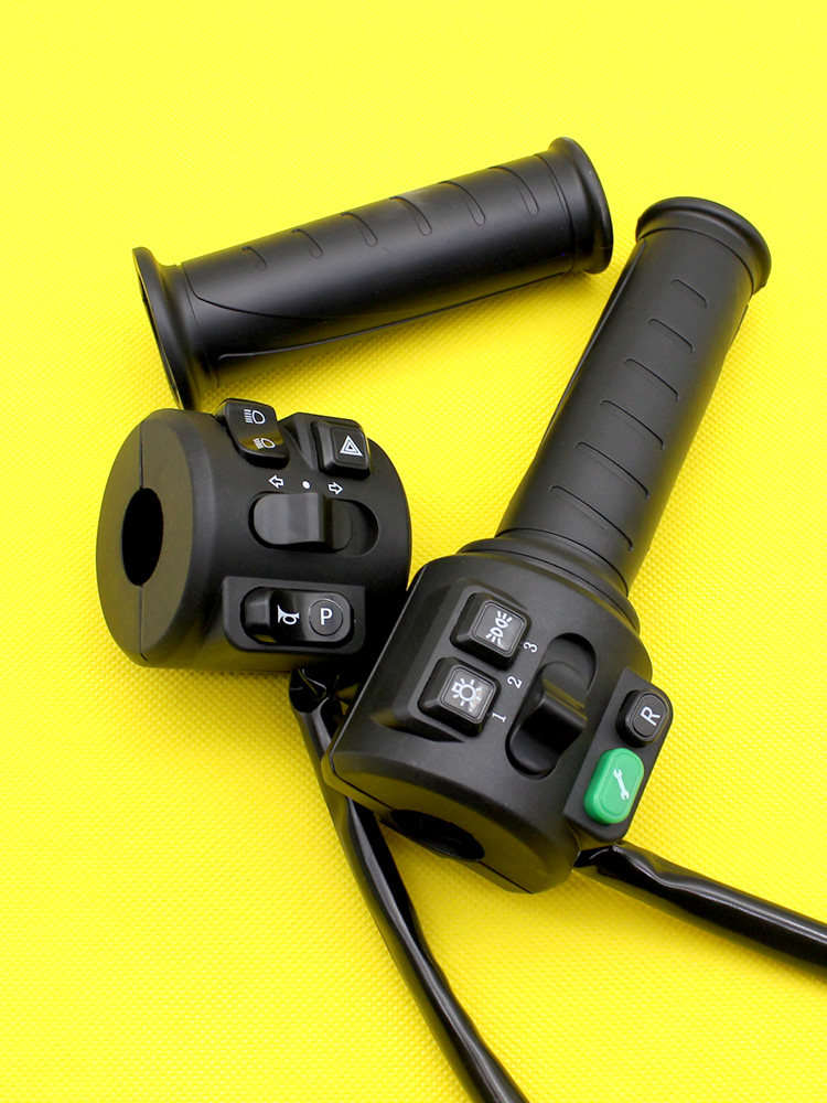 电动车把座开关电摩猴子大牛小龟转把一体大灯喇叭双闪倒车修复键,淘宝优惠券,粉丝福利购,淘宝优惠卷