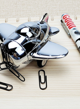 德国Troika复古飞机摆件合金打造