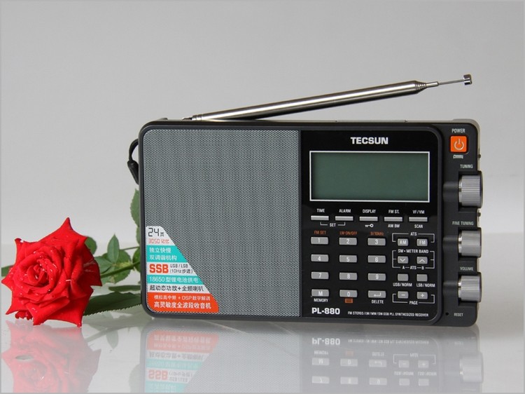 Tecsun/德生 PL-880高性能全波段数字调谐立体声收音机短波高考 - 图3