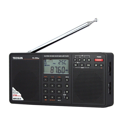 Tecsun/德生 PL-398MP收音机全波段立体声老人便携式插卡音箱MP3 - 图0