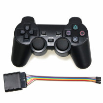 2 4G wireless gaming handle joystick is suitable for PS2 control steering gear control robot remote control trolley