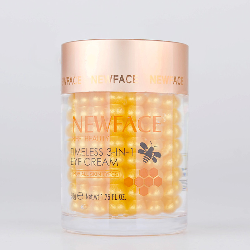 新面孔金眼霜官方正品蜂毒3合1眼袋 千纸鹤化妆品眼霜
