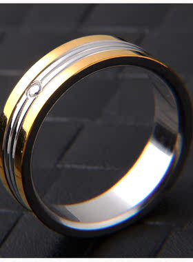 单身风夸张理发师韩版男士戒指环