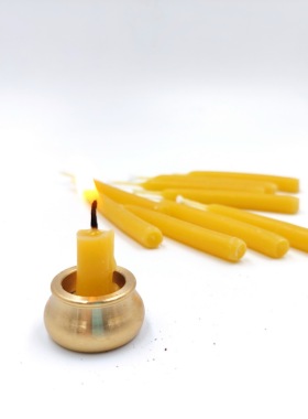 【20分钟冥想蜡烛】天然蜂蜡手工制作 古法工艺 瑜伽放松净化清理
