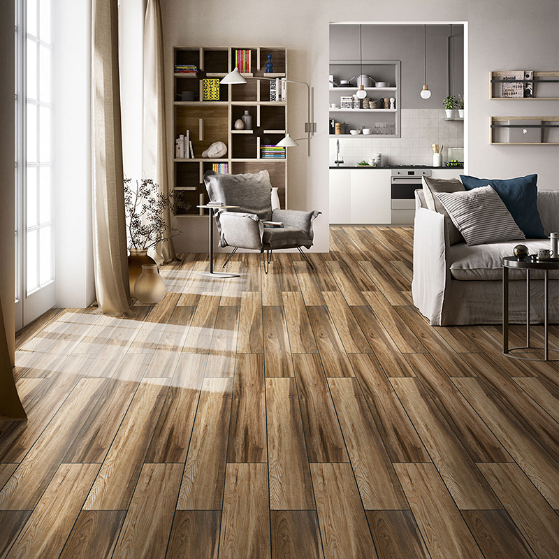Nordic Living Room Imitation Wood Floor Tile Tiles Grain Floor Tile Tiles Wood Grain