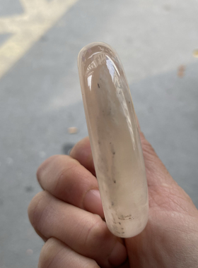 批发阿富汗玉手镯藕粉天然桃花酿手镯粉色少女玉镯冰透镯子女款