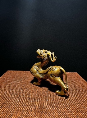 仿古古玩杂项收藏小摆件实心貔貅桌面摆件小摆件