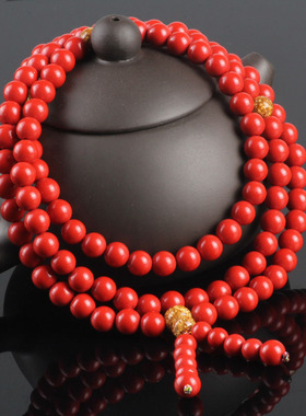 红色朱砂手链西藏式情