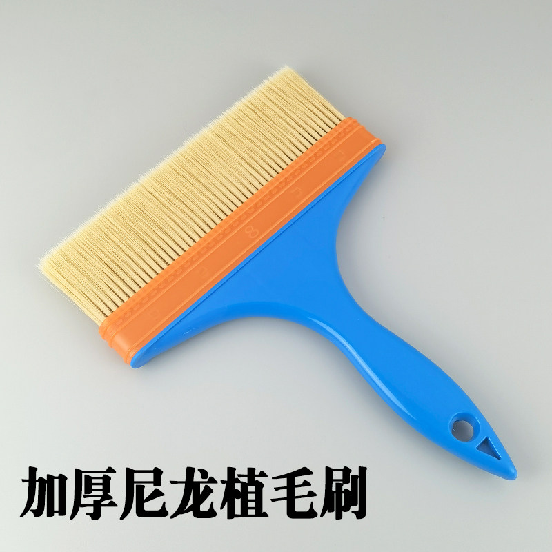 Extra large plastic bristle brush for brushing rice rolls