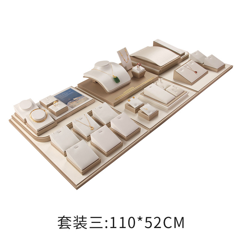 高档珠宝展示道具柜台首饰店铺陈列商用珍珠戒指项链轻奢套装定制,淘宝优惠券,粉丝福利购,淘宝优惠卷