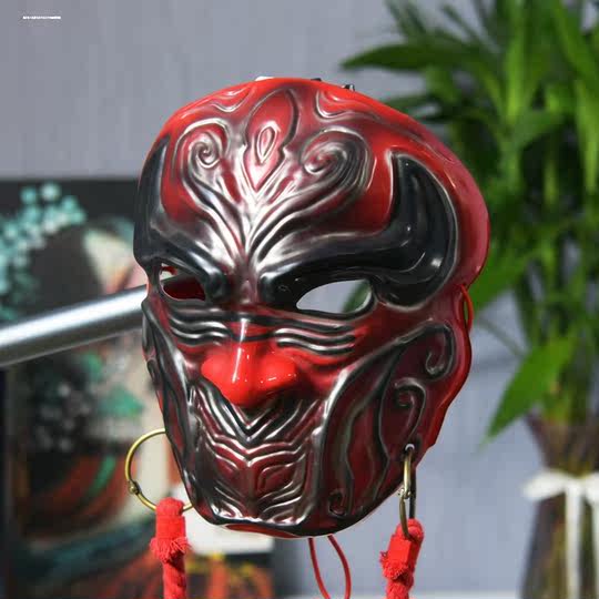 Halloween Li Xingyun Mask Bad Handsome Face Painting Jianghu Badman Yuan Tiangang Youchuan Resin Mask
