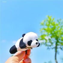 Cute Plush Groveling Groveling Panda Brooch Doll Bag Pendant and Souvenir Pins of Sichuan Chengdu Ventron Base Souvenir