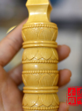 黄杨木雕刻五钴金刚杵法器藏唐密东密传密五股实木工艺品收藏礼品