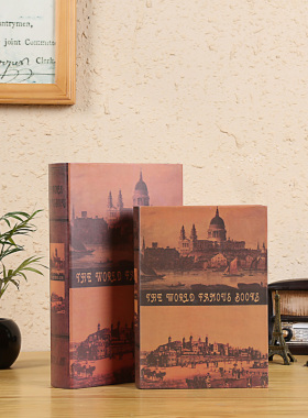 复古影楼模型客厅橱窗餐饮仿真书