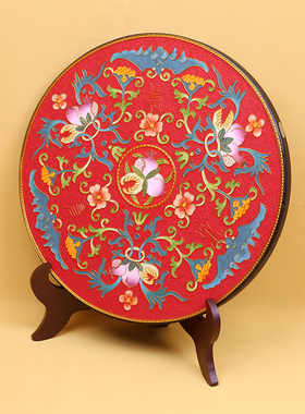 古典纹样喜庆掐丝diy玄关摆件