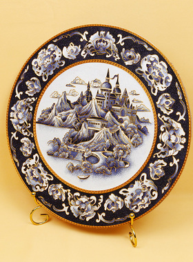 诗翼铝装饰欧式客厅玄关坐盘装饰