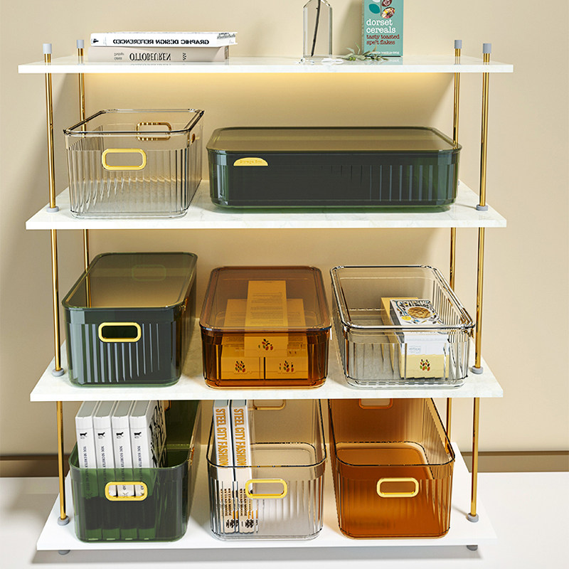 桌面收纳化妆品家用口红办公室神器收纳盒零食遥控器储物亚克力盒,淘宝优惠券,粉丝福利购,淘宝优惠卷