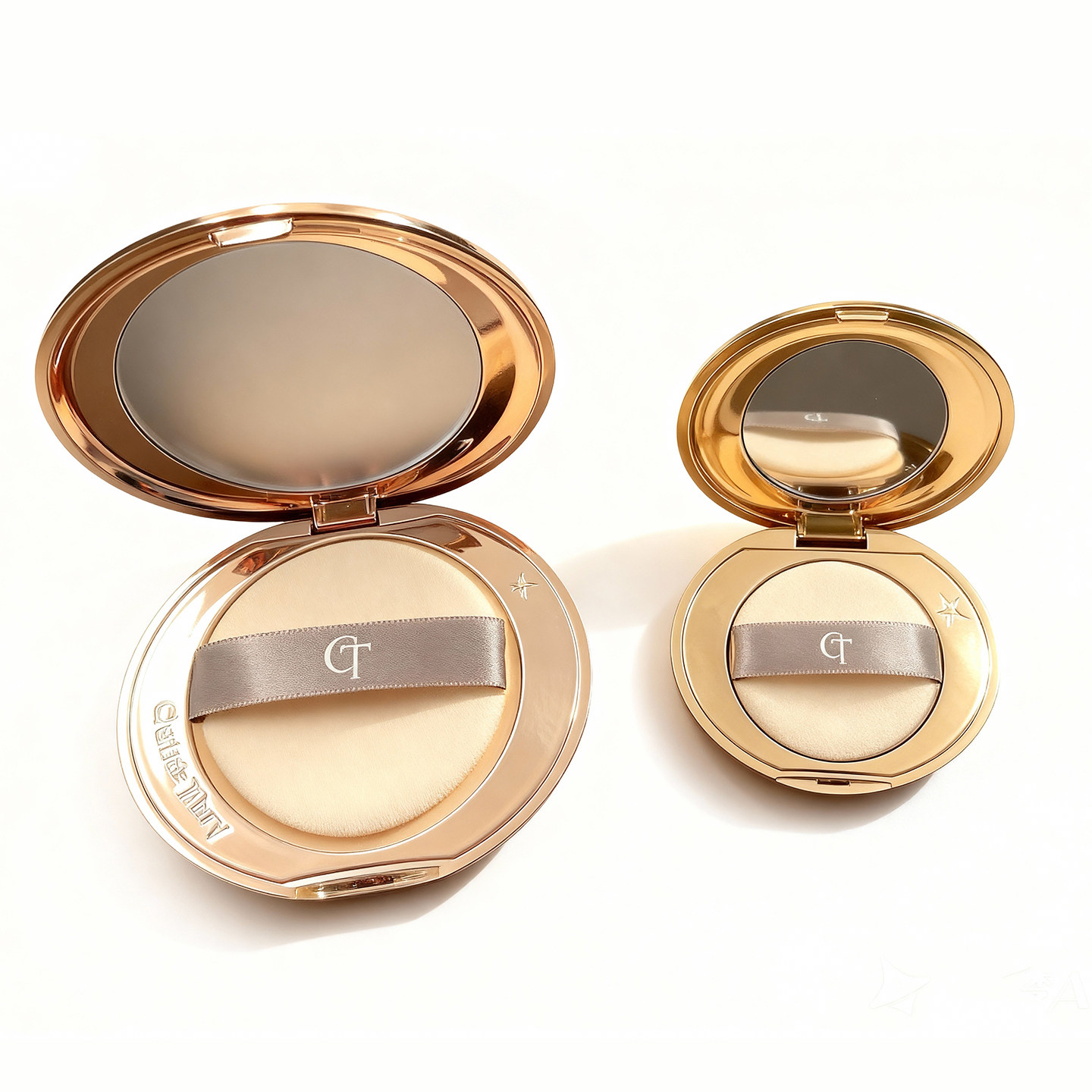 适配CT粉饼3.4g小样迷你粉扑中样手指薄款双面绒定妆粉扑mini小号,淘宝优惠券,粉丝福利购,淘宝优惠卷