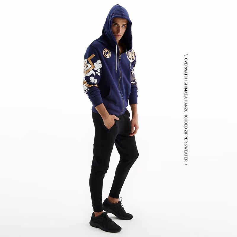 tee7-守望先锋卫衣潮牌士兵76开衫 tee7卫衣